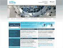 Tablet Screenshot of lcg-international.net