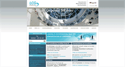 Desktop Screenshot of lcg-international.de